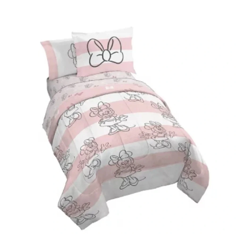 Minnie Mouse Licensed Kids 5-Piece Bed-in-a-Bag